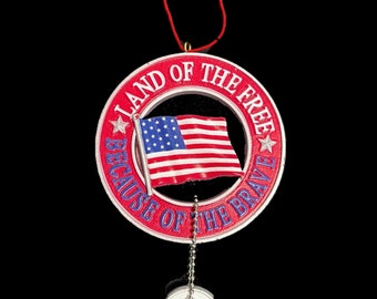 Land of the Free, Because of the Brave Ornament