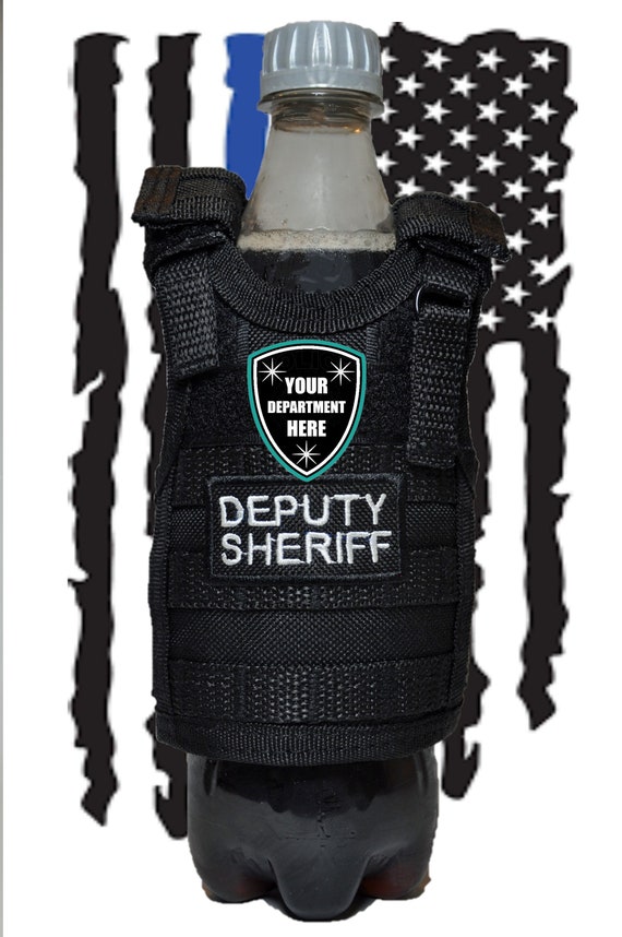 Deputy Sheriff Miniature Tactical Vest Bottle Customize