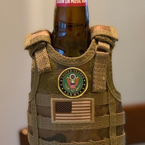 Military Active Duty Tactical Vest Beverage Insulator