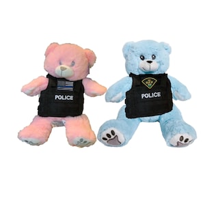 Osito de peluche táctico con chaleco: opciones militares y policiales