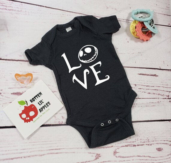 NBC Love onesie skulls alternative baby 