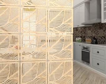 Wood Room Divider Etsy