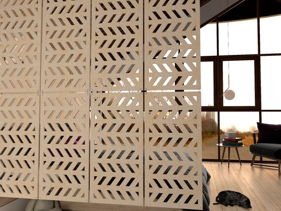 photo Hanging Screen Room Divider eco room divider 4 mm wooden hanging screens style fir 6 etsy