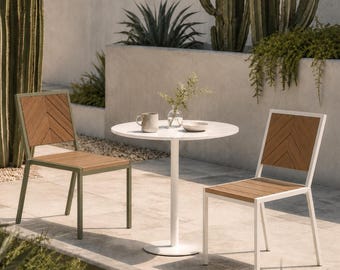 Customizable Commercial Residential Restaurant Dining Chairs Stackable Seating Interior Exterior Outdoor Patio Furniture Procurement FF&E