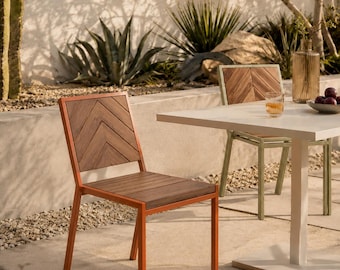 Customizable Commercial Residential Restaurant Dining Chairs Stackable Seating Interior Exterior Outdoor Patio Furniture Procurement FF&E