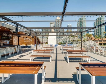 Customizable Picnic Dining Table : ADA Compliant, Kids/Adult Sizes Restaurant, Commercial Furniture Procurement FF&E Interior Exterior
