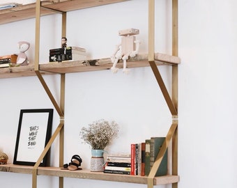 Custom Handmade Bespoke Floating Retail Shelving