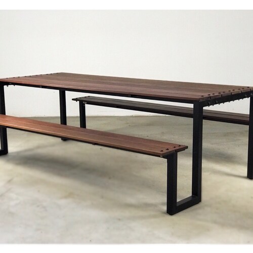 Custom Handmade Bespoke ADA Commercial Restaurant Picnic Table Etsy