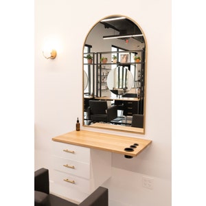 Custom Handmade Bespoke Salon Styling Station
