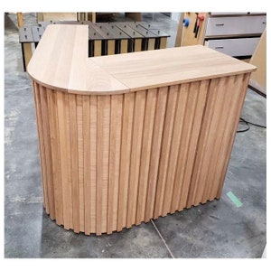 Custom Made Office Hospitality Restaurant Commercial Salon Reception Desk Hostess Stand Cash Wrap Retail Counter Furniture Procurement FF&E