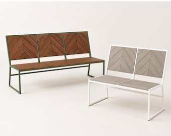 Customizable Commercial Residential Restaurant Dining Bench Chair Seating Interior Exterior Outdoor Patio Furniture Procurement FF&E