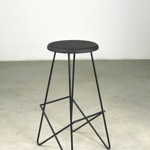 Custom Handmade Bespoke Restaurant Commercial Stool image 3