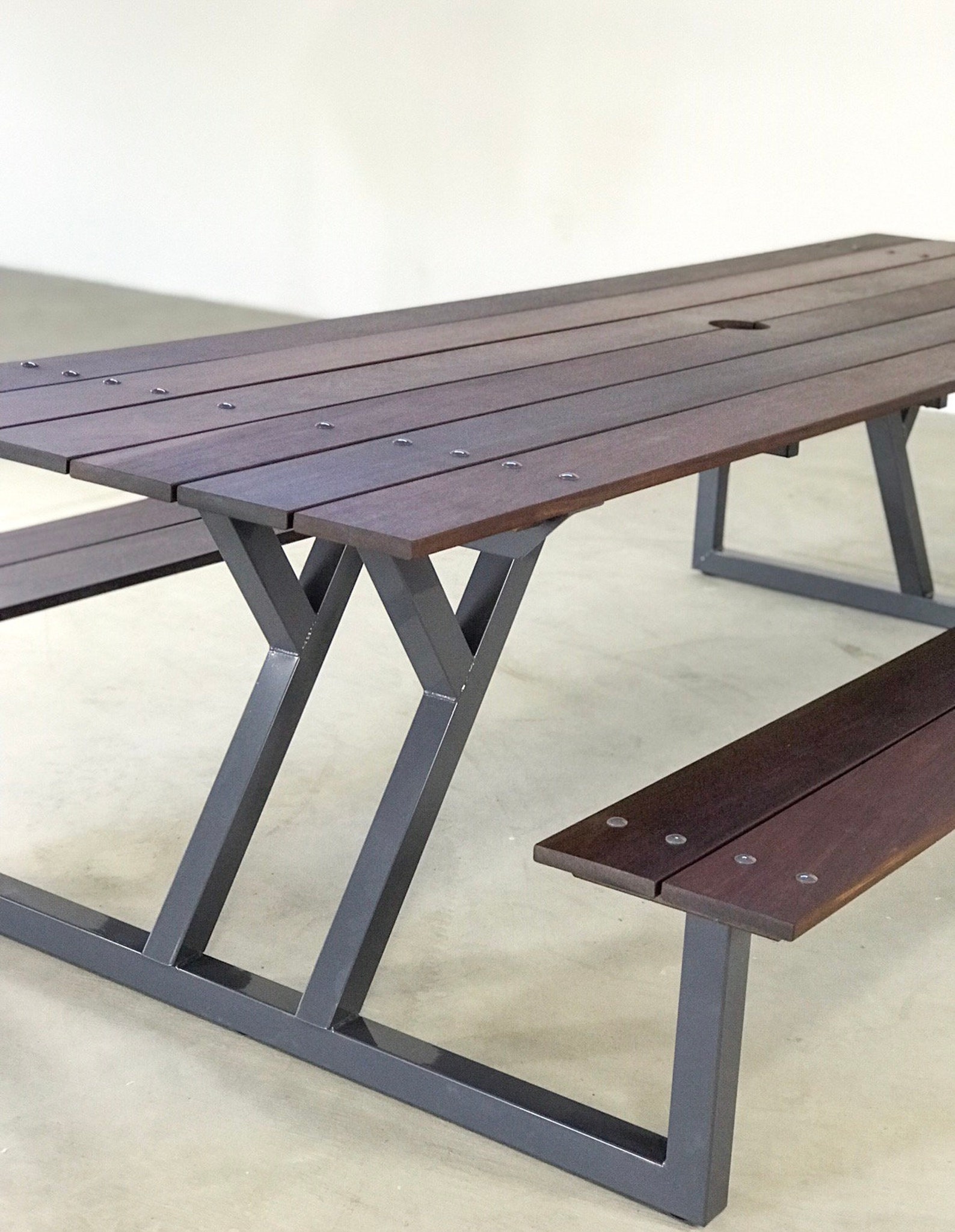 Custom Handmade Bespoke Commercial Restaurant Picnic Table Etsy