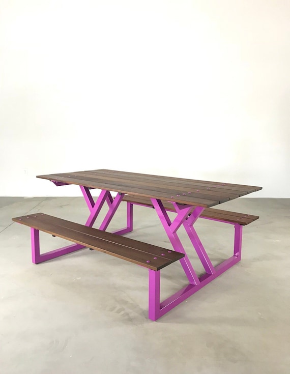 Custom Handmade Indoor Outdoor Exterior Wood Metal Dining Etsy Custom Handmade Indoor Outdoor Exterior Wood Metal Dining Etsy