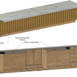Custom Handmade Bespoke Reception Desk Hostess Stand Cash Wrap Retail Counter