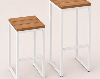 Customizable Handmade Commercial Restaurant Dining Bar Counter Seating Stool Interior Exterior Outdoor Patio Furniture Procurement FF&E