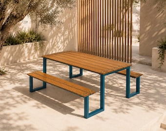 Customizable Picnic Dining Table : ADA Compliant, Kids/Adult Sizes Restaurant, Commercial Furniture Procurement FF&E Interior Exterior