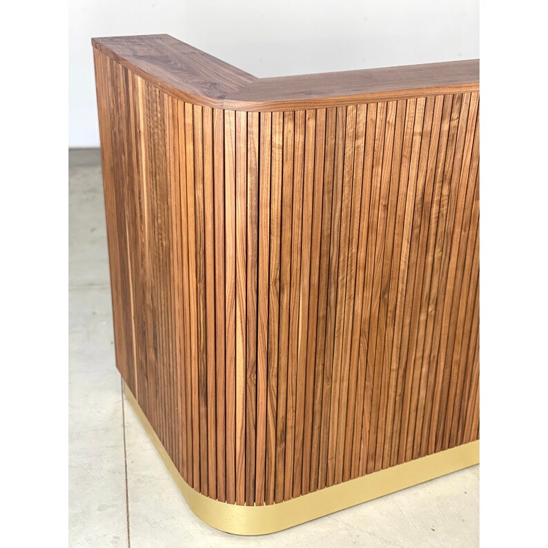 Custom Handmade Bespoke Reception Desk Hostess Stand Cash Wrap Etsy