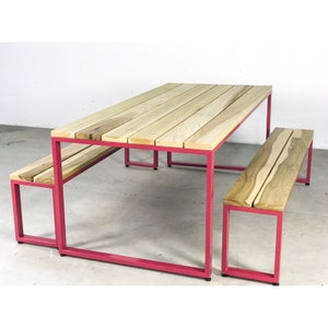 Custom Handmade To Order Commercial Restaurant Dining Counter Bar Interior Exterior Patio Picnic Table Tops Bases Furniture Procurement FF&E