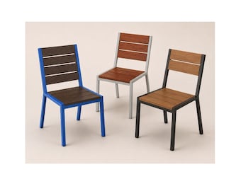 Customizable Commercial Residential Restaurant Dining Chairs Stackable Seating Interior Exterior Outdoor Patio Furniture Procurement FF&E