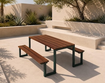 Customizable Picnic Dining Table : ADA Compliant, Kids/Adult Sizes Restaurant, Commercial Furniture Procurement FF&E Interior Exterior