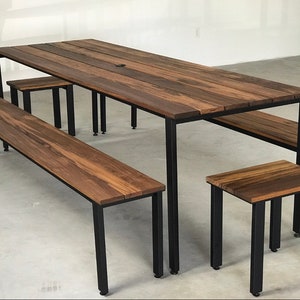 Custom Handmade Bespoke Commercial Restaurant Patio Dining Table image 6