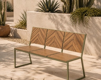 Customizable Commercial Residential Restaurant Dining Bench Chair Seating Interior Exterior Outdoor Patio Furniture Procurement FF&E