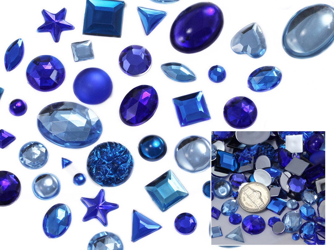 Over 150PCS Assorted Pirate Treasure Gems 1LBS Acrylic Plastic
