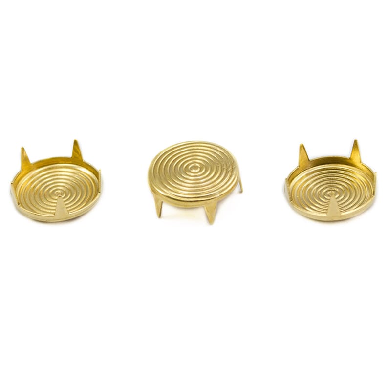 Gold Decorative Metal Clothing Studs. DIY Pronged Studs for Etsy