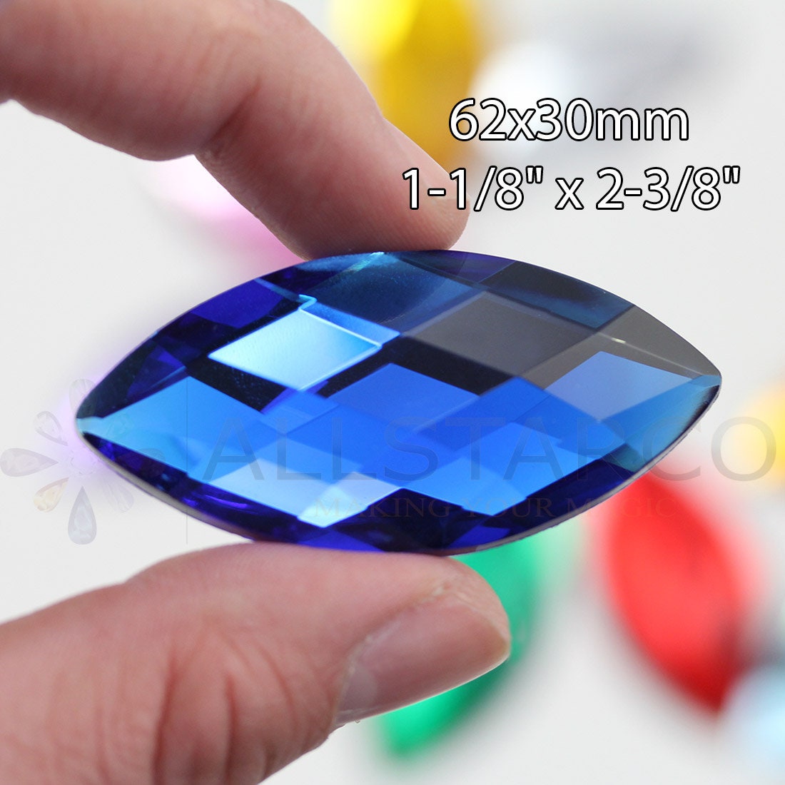 300 Pcs Cystal AB Coloful Jewels Gems Fo Cafts, Flatback