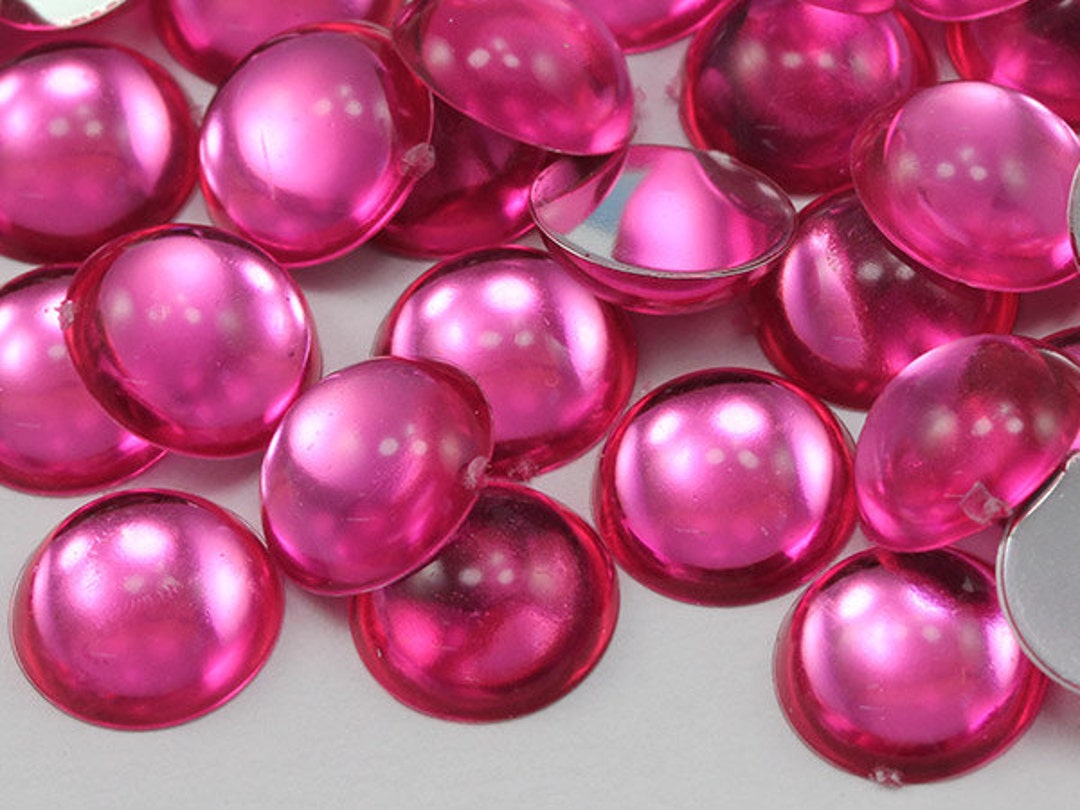 Pastel Acrylic Gems Bead Landing Jewels 7.6 Oz Pink / Green Rhinestones