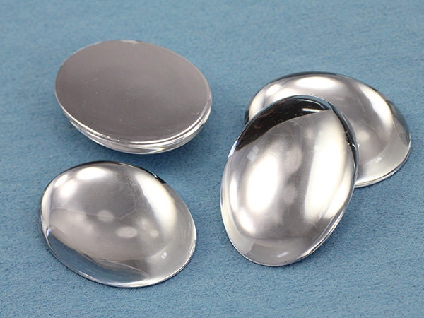 Runde Acryl-Cabochons Mit Flacher Rückseite – 18 Mm Durchmesser, Facettenreiche Oberseite, Für Schmuck & Bastelprojekte