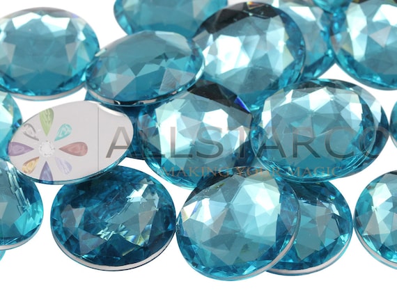 thumbnail image 2 of Allstarco 25mm Flat Back Acrylic Round Cabochons – 12-Pack – Perfect For Cosplay, Crafts, And Costumes 2 of 6