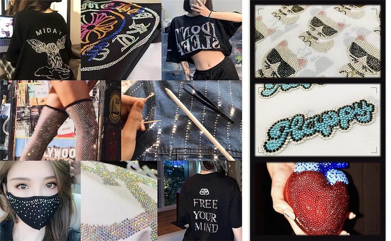 high quality crystal glass hotfix hot fix rhinestones dmc heat set iron on crafting craft lead crystal glass gems allstarco embellishments garment clothing diy glue back nail art fashion high qualityfor purses cell phones belts dolls scrapbook fabric