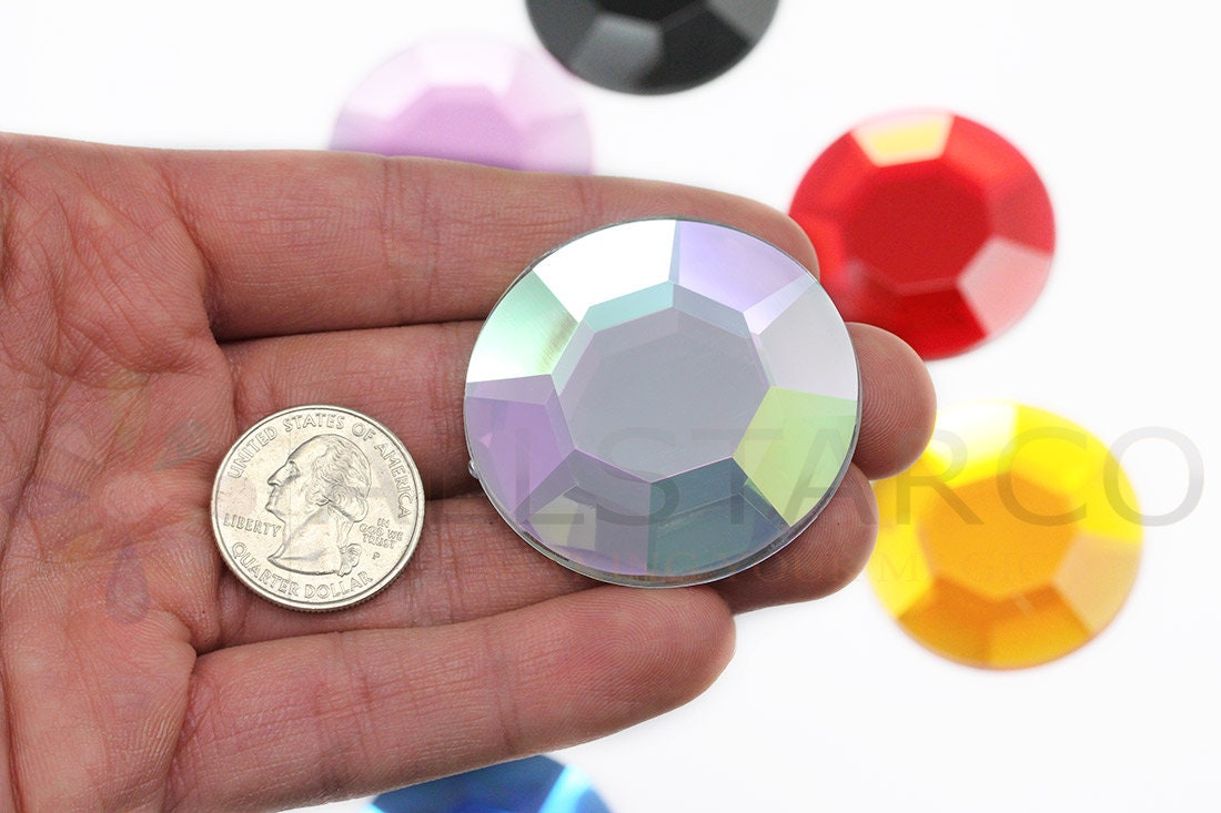 230Pcs Mixed Shape Crystal Sew On Rhinestones Gems Acrylic