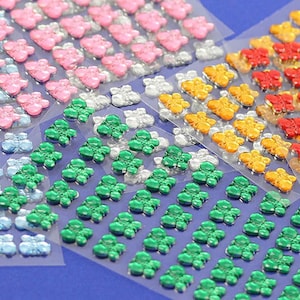 10 mm zelfklevende vlindersteentjes edelstenen voor kaarten en uitnodigingen 6 beschikbare kleuren body face edelstenen plakboekversieringen 250 stuks