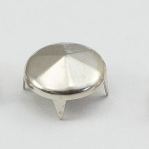 Silber Diamant Bedazzler Metall Ohrstecker Nicht Rostend Nailheads Stoff Kleidungsstück Verzierungen - 3 Größen