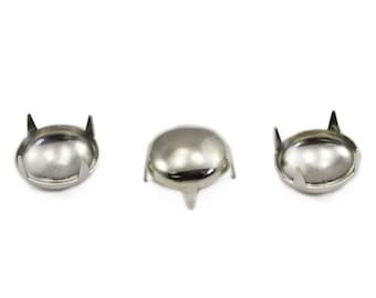 Silver Pearl Dome Bedazzler Studs Non Rusting Nailheads Fabric Garment Embelishments - 4 Sizes