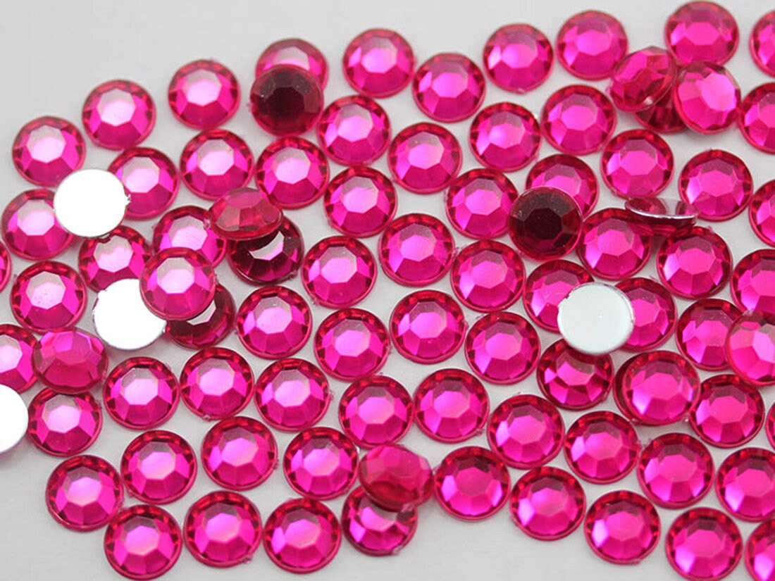 Summer-Ray 7mm Assorted Color Flat Back Pearl in Storage