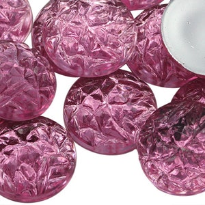 Rose Lite RS72 platte achterkant barokke cabochons acrylsteentjes plastic edelstenen kostuumjuwelen versieringen voor knutselen - 3 beschikbare maten