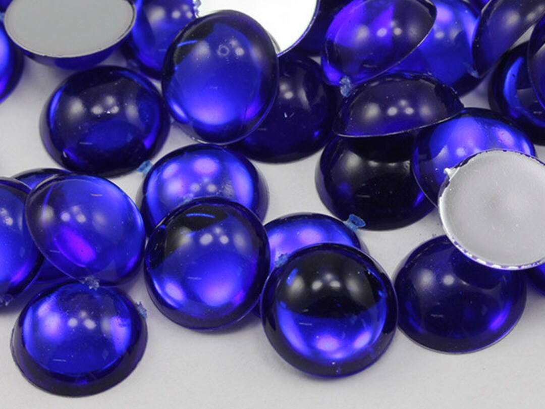 35 Pezzi Di Strass Acrilici Ovale 18x13mm Blu Zaffiro Scuro – Gioielli Fai Da Te, Cosplay E Decorazioni