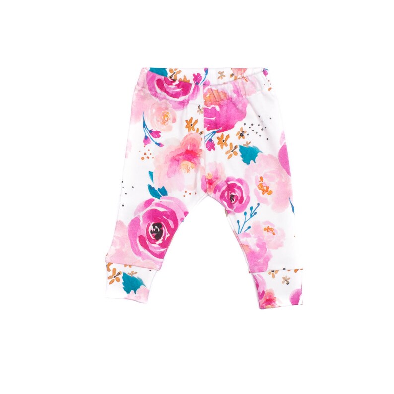 newborn floral leggings