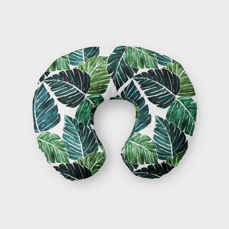 Monstera Leaves Nursing Pillow Cover Nursing pillow cover | Etsy
