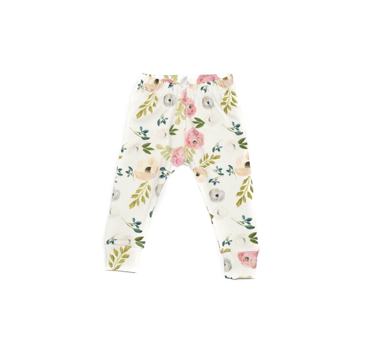 newborn floral leggings