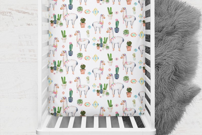 llama crib sheet