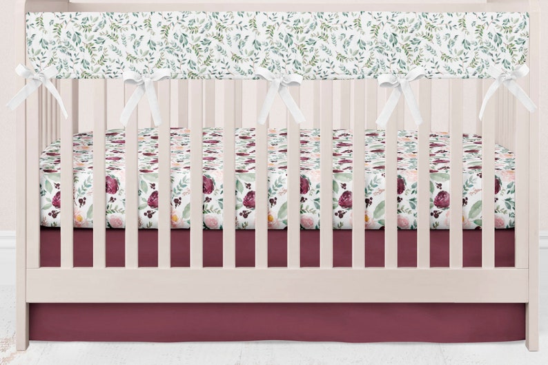 blue mini crib