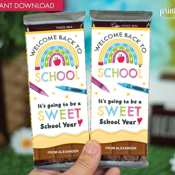 Chocolate Bar Wrap Etsy