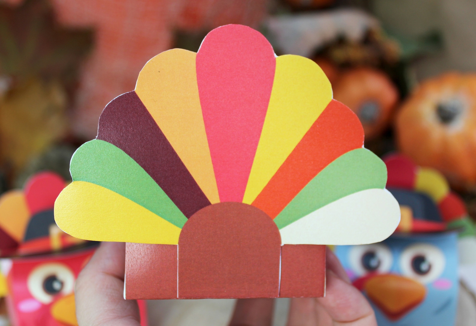 Printable Thanksgiving Gift Box Thanksgiving Favor - Etsy