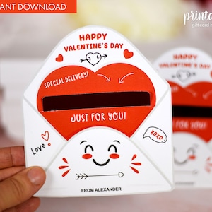 Valentinstag Geschenk Kartenhalter |  Süßer Umschlag Valentinstag Geschenk Kartenhalter | Lehrer Geschenk | Mitarbeiter Geschenk | Geschenk Card Sleeve