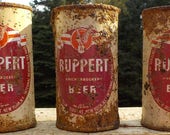 Old Ruppert Knickerbocker flat top beer cans